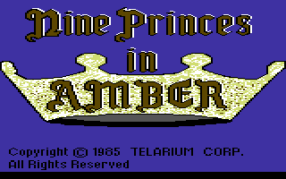 Nine Princes in Amber screenshot 2 for Commodore 64